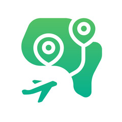 domestic flight gradient