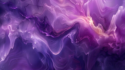 Fototapeta premium Ethereal purple abstract art with flowing shapes and textures