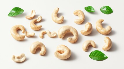 cashew nuts and cashew fruits