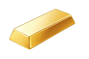 a shiny gold bar. commonly associated with wealth. investment. and the storage of value its sleek. polished surface reflects light. emphasizing its precious metal status gold bars are often used in fi