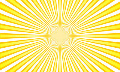 starburst yellow abstract background element of design. orange sunburst - sunray vector illustration