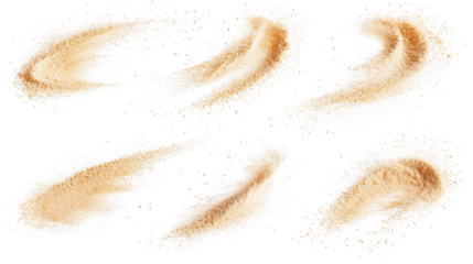 Dry Sand Explosions Captured in a Dynamic Collection Generative AI