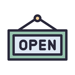 open board Filled icon
