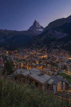 view of mount. Matterhorn from Zermatt