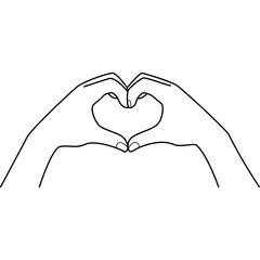 Fototapeta premium Hand Relationship Lines