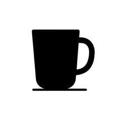 Coffee Break:  A simple black and white silhouette of a coffee mug, symbolizing a moment of pause and relaxation.  