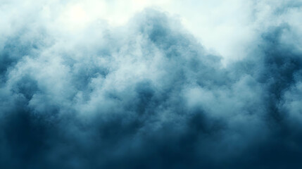 Dark Blue Cloud Background Illustration