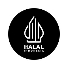 100% halal certified product label with transparent background