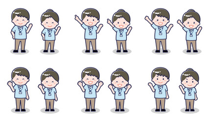 介護士の男女 02