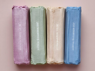 Pastel Colored Blocks Illustration