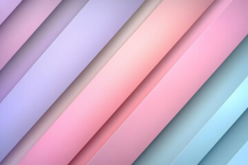 Obraz premium Pastel Diagonal Stripes Abstract Background Illustration
