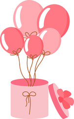 Valentine's Day Balloons Decoration