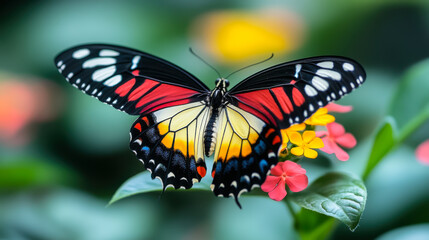 Fototapeta premium Beautiful in nature on flower.