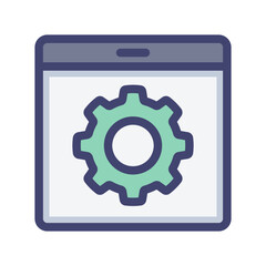website setting filled style