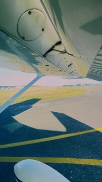 Landing at Caracas Oscar Machado Zuloaga airport. Venezuela