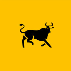 Bull logo design
