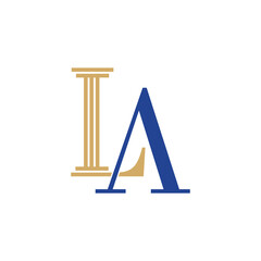 LA Law Logo Design