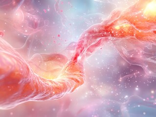 Abstract Nebula Cosmic Flow.