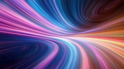 Obraz premium Vibrant Abstract Background with Swirling Colors Creating a Dynamic Flow of Light and Energy Perfect for Illustrations in Technology, Art, and Modern Design Projects