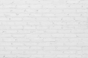 Obraz premium White brick wall background photo. Vintage white wash painted brick wall texture for stone tile block painted in grey light color wallpaper modern interior and exterior and backdrop design textured.