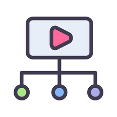 Marketing Media Branch filled Style