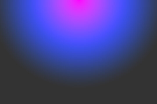 Abstract 1980's Vibes Purple and Blue Radial Neon Gradient on Dark Background  