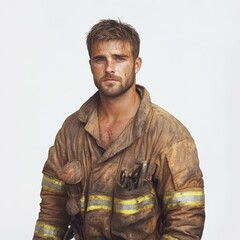 Dirty Fireman Portrait