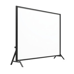 Blank Projection Screen for Presentations and Events Isolated on transparent background