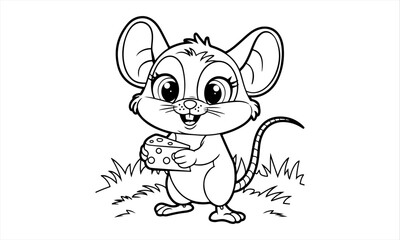 A cute vector art illustration