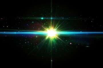 Bright starburst with cosmic rays and dust. Ideal for science fiction, fantasy, or energy themes.
