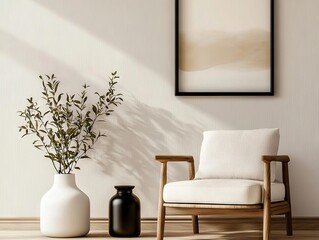 Stylish home interior design modern lifestyle inspiration cozy living room minimalist environment relaxing view