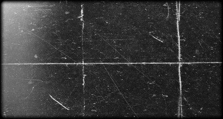 Naklejka premium grainy colorful warm rainbow red blue light leaks on black background with texture. abstract damaged scratched retro film analog effect for using over photos as overlay or screen filter