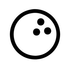 Fototapeta premium bowling ball icon design