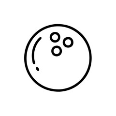 bowling ball icon design