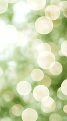 Obraz premium Abstract Green Bokeh Background Illustration