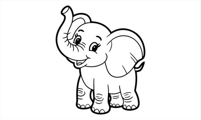 a cute animals vector art illustration