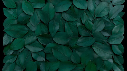 Emerald Green Leaf Background Illustration