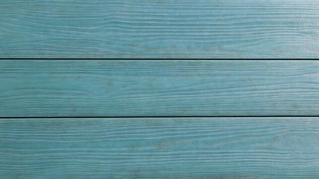 Serene Teal Wood Planks Background Soft Light. AI Generated