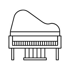 piano keys vector illustration