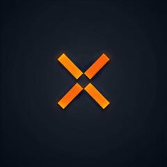 Obraz premium Glowing X Abstract Background Image