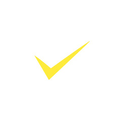 yellow tick icon