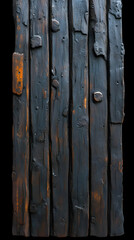 Dark Wood Planks Texture Background