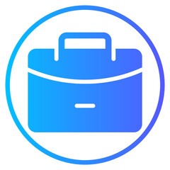 briefcase gradient icon