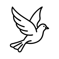 dove of peace vector illustration