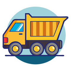 dump truck icon design