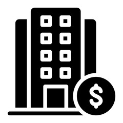 corporate glyph icon