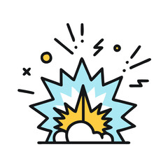 explosion icon design