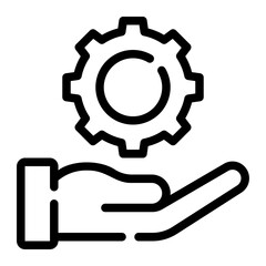 management line icon