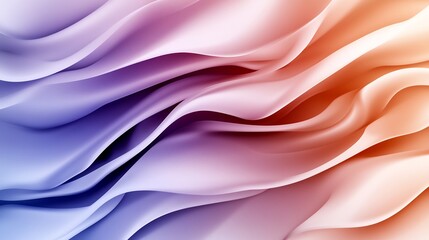 Obraz premium Abstract Colorful Fabric Waves: A Symphony of Hues and Textures