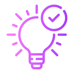 business solution gradient icon